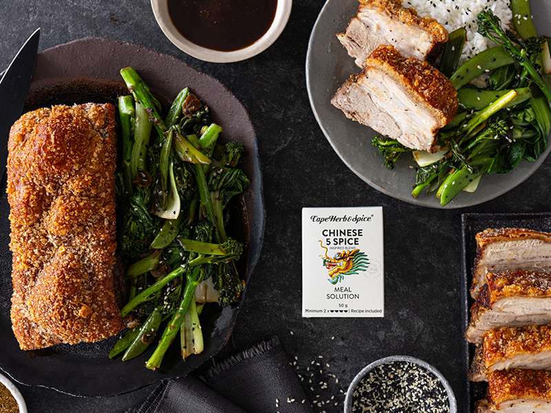 CAPE HERB & SPICE 5 SPICE AIR FRYER PORK BELLY